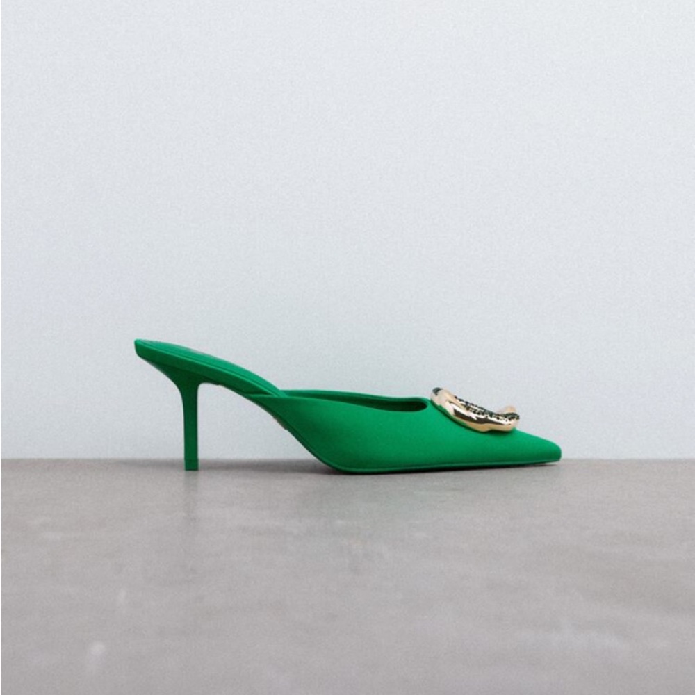 ZARA Embellished Mules - Picture 4 of 16
